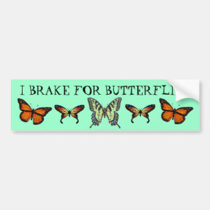 Pegatina Para Coche Freno para las mariposas