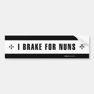 PEGATINA PARA COCHE + FRENO PARA LAS MONJAS +