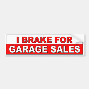 Pegatina Para Coche Freno para las ventas de garaje