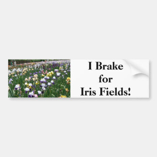Pegatina Para Coche ¡Freno para los campos del iris!