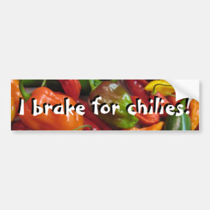 Pegatina Para Coche ¡Freno para los chiles!