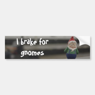 Pegatina Para Coche Freno para los gnomos