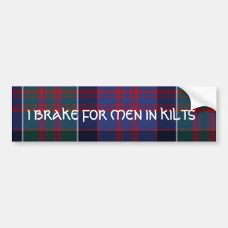 Pegatina Para Coche Freno para los hombres en kilts- clan ranald tarta