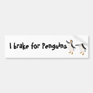 Pegatina Para Coche Freno para los pingüinos