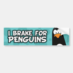 Pegatina Para Coche Freno para los pingüinos