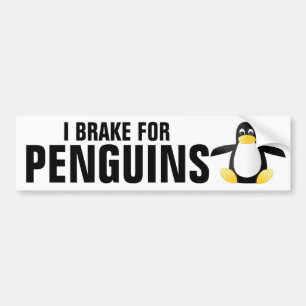 PEGATINA PARA COCHE FRENO PARA LOS PINGÜINOS