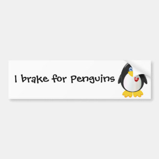 Pegatina Para Coche Freno para los pingüinos