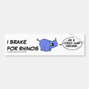 PEGATINA PARA COCHE FRENO PARA LOS RHINOS…