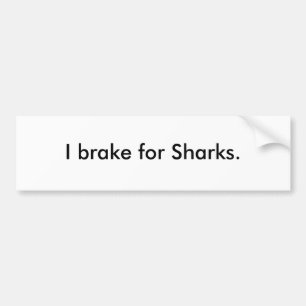 Pegatina Para Coche Freno para los tiburones