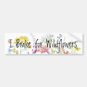 Pegatina Para Coche Freno para los Wildflowers