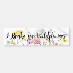 Pegatina Para Coche Freno para los Wildflowers