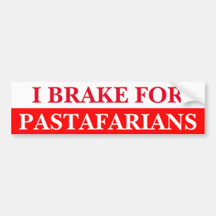Pegatina Para Coche Freno para Pastafarians