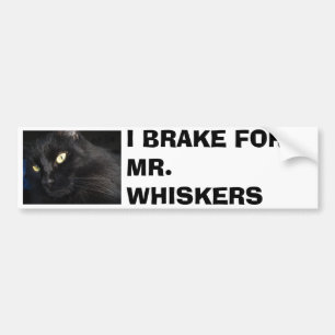 PEGATINA PARA COCHE FRENO PARA SR. WHISKERS