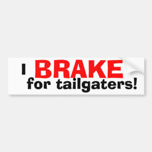 Pegatina Para Coche ¡FRENO para Tailgaters!