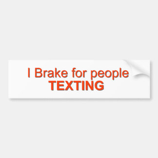 Pegatina Para Coche Freno para texting