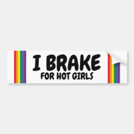 Pegatina Para Coche Freno por Chicas calientes Tema Gay del Orgullo Ar