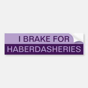 Pegatina Para Coche Freno por Haberdasheries Purple