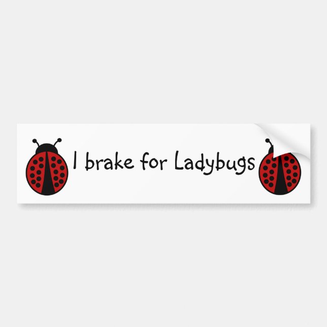 Pegatina Para Coche Freno por Ladybugs (Frente)
