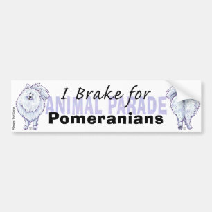 Pegatina Para Coche Freno por los pomeranianos
