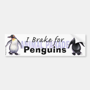 Pegatina Para Coche Freno por pingüinos