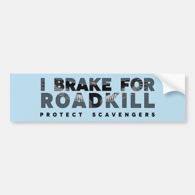 Pegatina Para Coche Freno por Roadkill (fondo personalizado) (Frente)