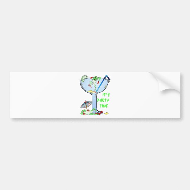 Pegatina Para Coche Frogarita (Frente)