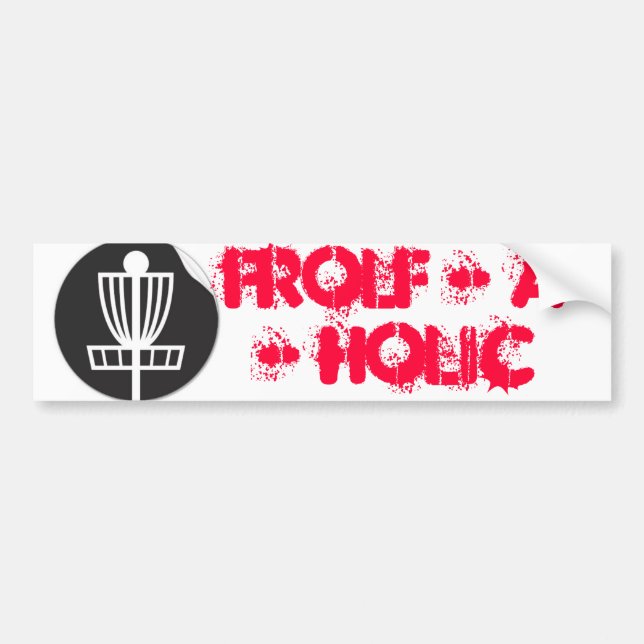 Pegatina Para Coche Frolf - A - Holic (Frente)