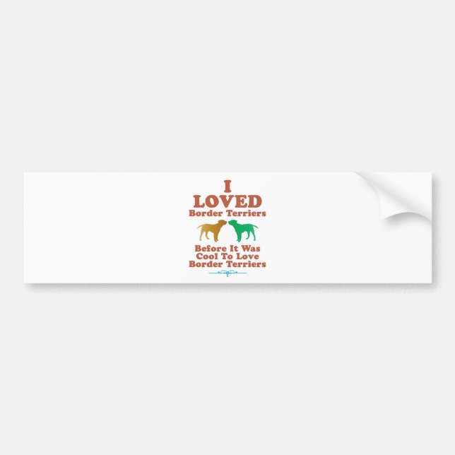 Pegatina Para Coche Frontera Terrier (Frente)