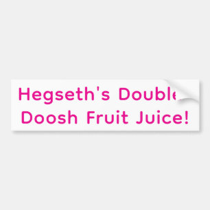 Pegatina Para Coche Fruta Double-Doosh de Hegseth por Artjunkhaus 