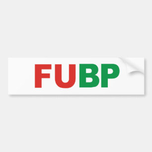 PEGATINA PARA COCHE FUBP