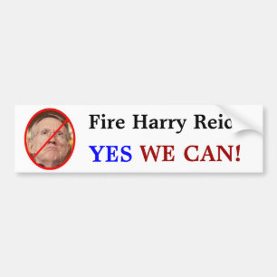 Pegatina Para Coche ¿Fuego Harry Reid? ¡, SÍ, PODEMOS!
