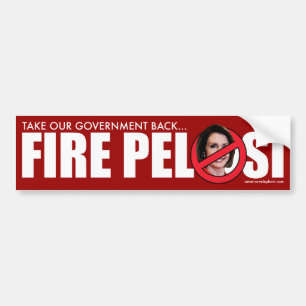 Pegatina Para Coche Fuego Pelosi