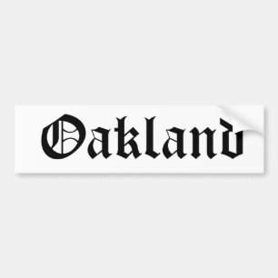 Pegatina Para Coche Fuente inglesa vieja de Oakland