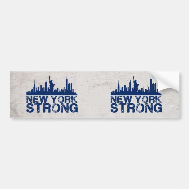 Pegatina Para Coche Fuerte de Nueva York (Frente)