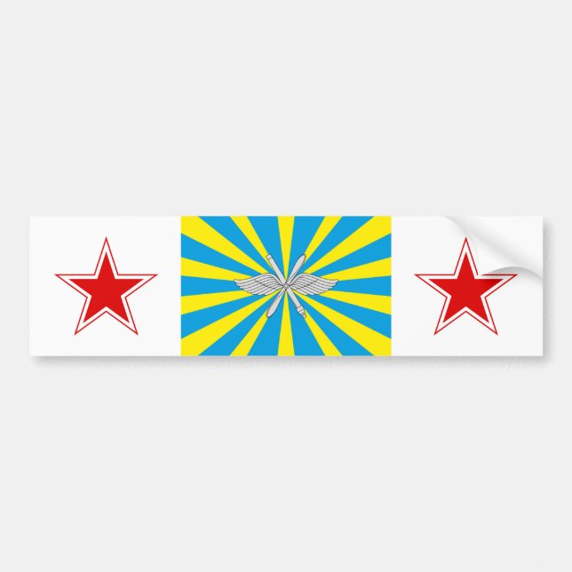 Pegatina Para Coche Fuerza aérea rusa (Frente)