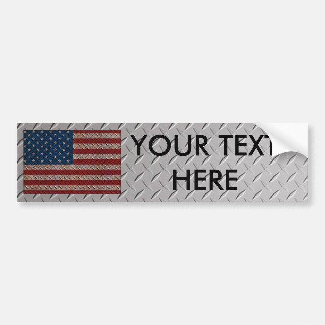 PEGATINA PARA COCHE FUERZA AMERICANA (Frente)