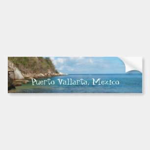 Pegatina Para Coche Fugitivo sombrío de la playa; Puerto Vallarta,