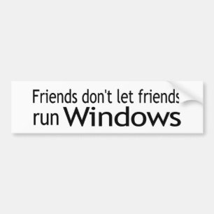 Pegatina Para Coche Funcionamiento Windows de los amigos