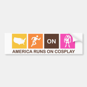 Pegatina Para Coche Funcionamientos de América en Cosplay