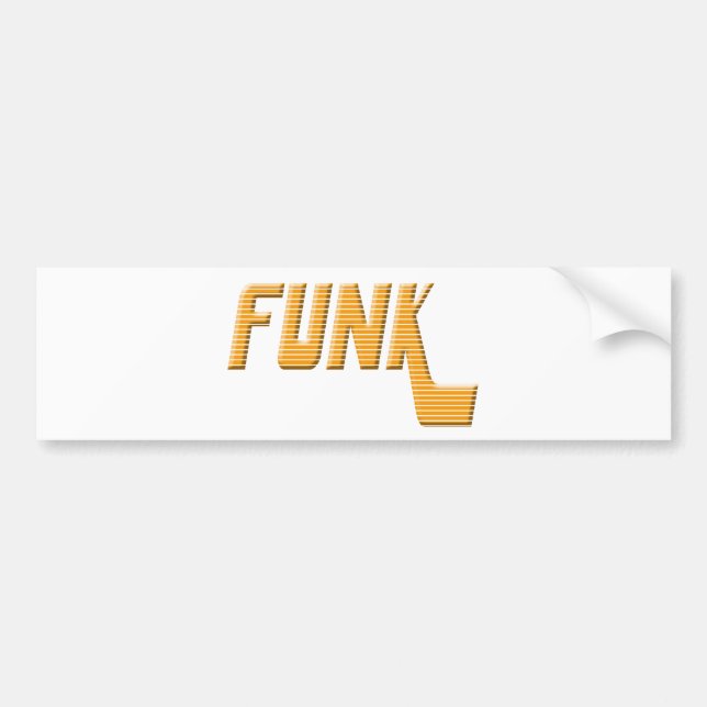 PEGATINA PARA COCHE FUNK (Frente)