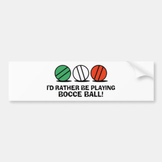 Pegatina Para Coche Funny Bocce Ball