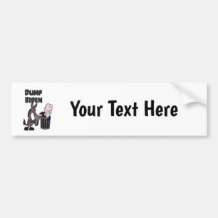 Pegatina Para Coche Funny Dump Joe Biden Personalizado