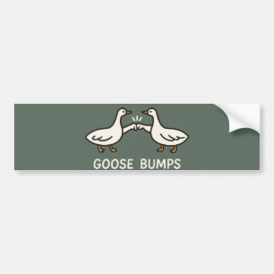 Pegatina Para Coche Funny Goose Bump Personalizado   Fist Bump Geese A