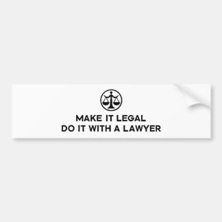 Pegatina Para Coche Funny Lawyer