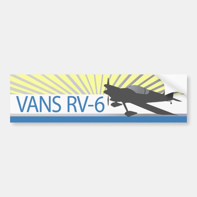 Pegatina Para Coche Furgonetas RV-6 (Frente)