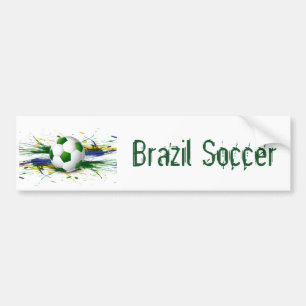 Pegatina Para Coche Fútbol Brasil
