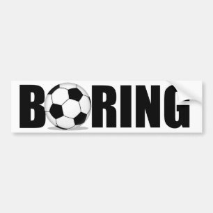 Pegatina Para Coche ¿Fútbol? ¿Cuál es la gran cosa?