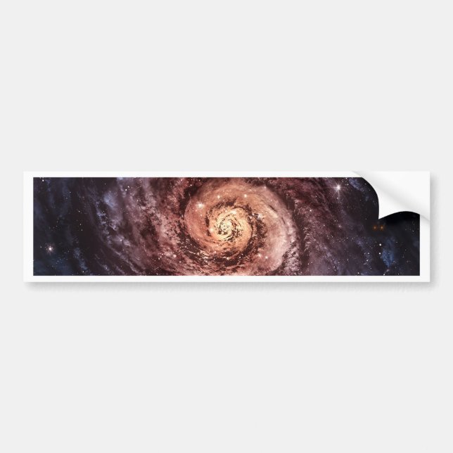 Pegatina Para Coche Galaxia espiral (Frente)