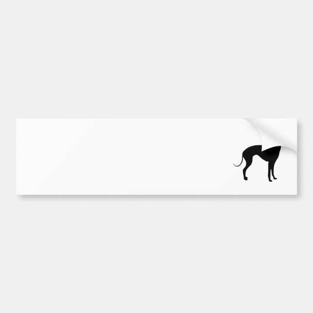 Pegatina Para Coche Galgo Italiano (Frente)
