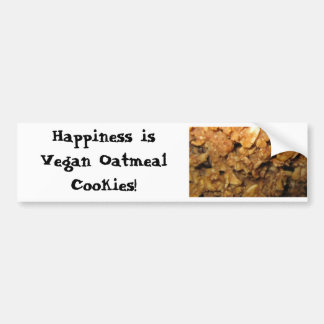 Pegatina Para Coche Galletas de harina de avena del vegano